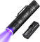 UltraFire UV Taschenlampe 365 nm Schwarzlicht LED Taschenlampe, 2 Modi UV Licht Kleine Ultraviolette Lampe für Erkennung von Haustierurin, Erzen, Flecken, Lecksuche, Währungsüberprüfung