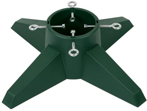 Taylor & Brown Christmas Tree Stand With Reservoir | Real Xmas Tree Stand | Christmas Tree Base With Removable Legs | Xmas Tree Holder For Home & Office | Maximum Tree Size 8ft (Green)