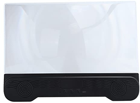 Telefon Skärmförstoring -högtalare Mobiltelefon Skärmförstoring, Anti Blue Light High Definition Zoom, Lämplig för eller -telefoner med Justerbar Hållare