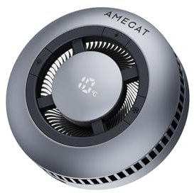 AMEGAT Wireless Charger Qi2, Kabelloses Ladegerät Kompatibel mit MagSafe, 15W Ladegerät mit Kühler, Induktives Ladegerät für iPhone 16/15/14/13/12