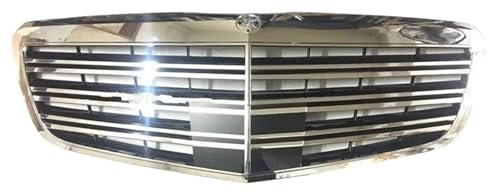 DZSYANJIASM Rejillas Frontales de Radiador para 2005-2013 para Mercedes para Benz para Clase S W221 AMG Rejilla De Parachoques De Radiador Delantero Cromado A2218800483 Delantero Rejilla