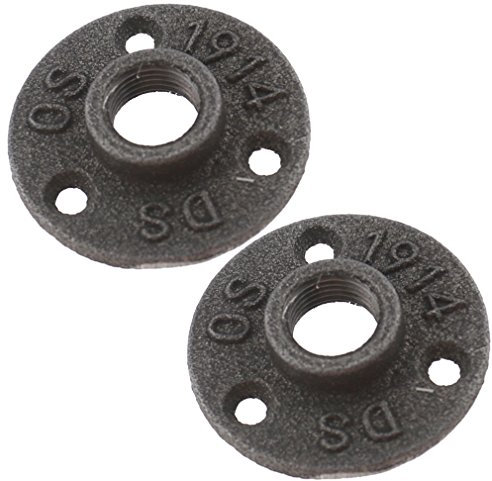 2tlg 1/2 '' Bohrungen Heizung Gewindeflansch Rohrflansch Flansch Temperguss Set