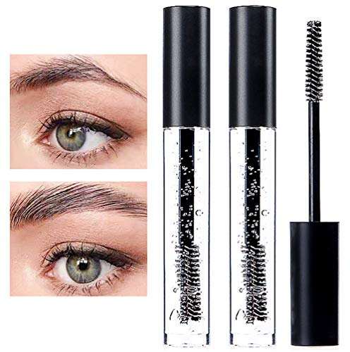 DAGEDA 2Pcs Clear Eyebrow Setting Gel, Waterproof Brow Fix Gel, Non-sticky