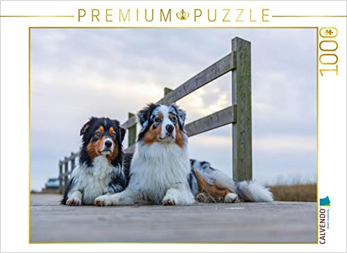 CALVENDO Puzzle Auf dem Holzsteg | 1000 Teile Lege-Größe 64 x 48 cm Foto-Puzzle für glückliche Stunden