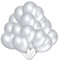 50 Luftballons Silber Ballon Premiumqualität 36 cm Partyballon 3g. Deko Party Feier Dekoration für Geburtstag, Geburtstagsdeko und Neujahr