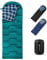Forceatt Schlafsack, -8°C-10°C Flanell Schlafsack Winter für Erwachsene, wasserdichte Schlafsack Outdoor mit Tragetasche Ideal für Rucksackreisen, Indoor, Outdoor in 4 Jahreszeiten und Kaltes Wetter.