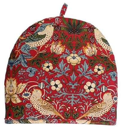 William Morris Strawberry Thief Red Small Tea Cosy