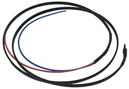 MIBSH Pipe House Heating Cable for Recreational Vehicle Water Pipe Anti Freezing 12V DC Self Regulating Low Voltage Heater Cable Kits Soil Electronics (Size : 1.5 meter heat, Color : 0.4 meter power)