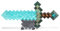 The Noble Collection Minecraft réplique Diamond Sword Collector 50 cm NOB3728 Black