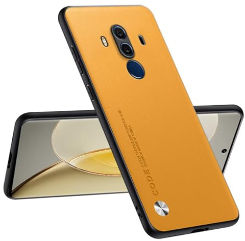 Topme Handyhülle Kompatibel mit Huawei Mate10 Pro (6) – Sicherer und Stilvoller Schutz - Gelb