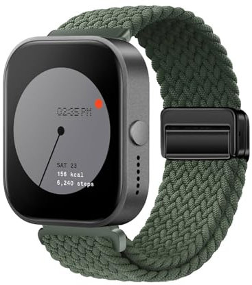 KUWAI Nylonarmband für Nothing Watch Pro - Geflochten Magnetische Armbänder CMF für Damen und Herren (J)