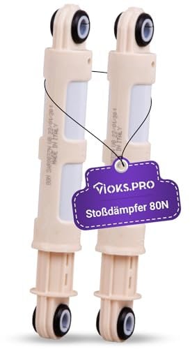 Vioks.pro 2x Waschmaschine Stoßdämpfer Ersatz für AEG 132255301/5 Privileg Stoßdämpfer Waschmaschine 80N - Zanker Waschmaschine/AEG Waschmaschine Ersatzteile Set