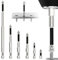 Magnetic Drill Bits,Bit Set,6 Pcs Anti-Slip Magnetic Durability Bits Set for 25 50 65 70 90 150mm