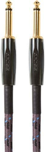 BOSS BIC-20 Studio Grade Instrument Cable, Straight 1/4-inch connectors, 20 ft/6m length