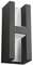 Philips Shadow LED Outdoor Wandleuchte (4,5 W), wetterfeste Außenleuchte mit warmweißem Licht, energiesparende LED Beleuchtung, anthrazit
