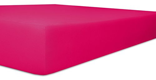 Kneer Exclusiv-Stretch Jersey Spannbetttuch, Farbe:52 Fuchsia;Größe:180x200-200x220 cm