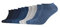 s.Oliver Socks Herren S24008 Füßlinge, Blau (Denim Mel. 0033), 39/42 (10er Pack)