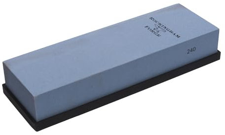 Rockingham Forge SUPERSHARP PRO Whetstone, 240 Grit Extra Wide Deluxe Knife Sharpening Stone, Non-Slip Base, 18 x 8 x 3.5 cm – COARSE