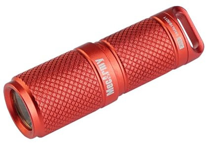 MecArmy X4S 130 Lumen Aluminium Super Mikrogröße Schlüsselanhänger EDC-Taschenlampe mit Micro-USB-Ladefunktion