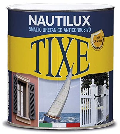 TIXE NAUTILUX Smalto Uretanico Anticorrosivo – Alta Resistenza per Legno, Metallo e Plastica, Finitura Superiore, Bianco Opaco 2.5 l