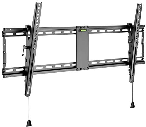 goobay 49930 Soporte de Pared para TV Pro Tilt (XL) 43 a 100 Pulgadas (109-254 cm) 70 kg, inclinable, Desplazamiento Lateral, Negro
