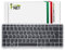 NewNet Keyboards Teclado italiano compatible con Notebook HP Elitebook 850 G1 850 G2 840 G1 840 G2 740 G1 740 G2 745 G2 750 G1 750 G2 755 G2 ZBook 14 con marco plateado
