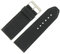 OnWatch Uhrenarmband, 32 mm, schwarz, echtes Leder, Eco-Leder, handwerkliche Herstellung