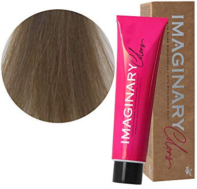 The Imaginary Colors | Coloración Permanente Vegana con Ácido Hialurónico | Cobertura 100% | Color Ceniza 8-1 Rubio Claro - 100 ml (Pack de 3 uds.)