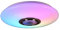 Reality Leuchten LED Deckenleuchte Musica R69031101, Kunststoff weiß, inkl. 15.5 Watt Rainbow LED, Bluetooth Lautsprecher, Fernbedienung, Dimmer, Farbwechsel