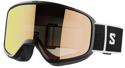 Salomon Aksium 20 Photochrome Unisex-Brille Ski Snowboarden, Tolle Passform und Komfort, Haltbarkeit und Automatisch Optimierte Sicht, Schwarz, Einheitsgröße
