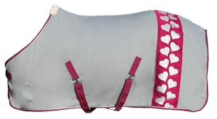 HKM Sweet Valentine Abschwitzdecke 3971 Pink/Silber 155
