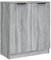 vidaXL Sideboard Kommode Anrichte Schrank Beistellschrank Mehrzweckschrank Standschrank Wohnzimmer Flur Grau Sonoma 60x30x70cm Holzwerkstoff