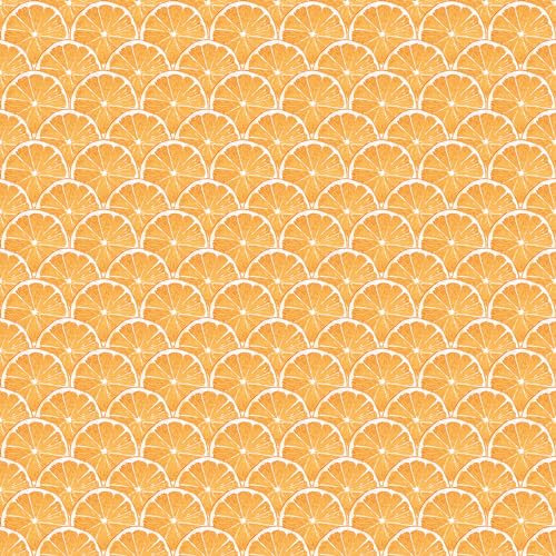 Galerie G45439 - Just Kitchens Lemon Scallop Orange Wallpaper