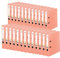 Original Falken 25er Pack PP-Color Kunststoff-Ordner. Made in Germany. 5 cm schmal DIN A4 lachs Ringordner Vegan Aktenordner Briefordner Büroordner Plastikordner Schlitzordner