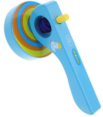 jojofuny 3pièces Jouet Éducatif Toupie Gyroscope avec Corde Et Poignée pour Garçon Fille pour Développer La Coordination Main-Oeil Aléatoires