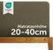 Blumtal Luxus Boxspringbett Spannbettlaken 180x200cm - 200x220, bis 40cm Höhe - Oeko-Tex Zertifizierte Baumwoll Bettlaken - 180x200 I 180x220 I 200x200 für Boxspring- & Wasserbett, Dark Olive Green