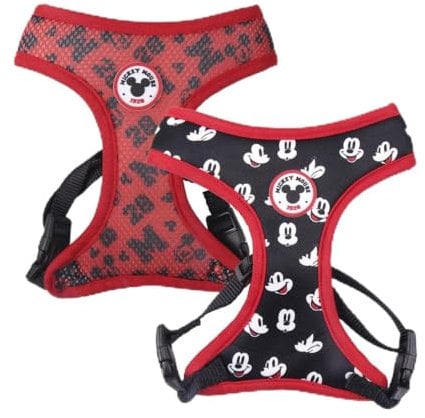 CERDÁ LIFE'S LITTLE MOMENTS - For Fan Pets | Mickey Mouse S-M Dog Harness - Official Disney License