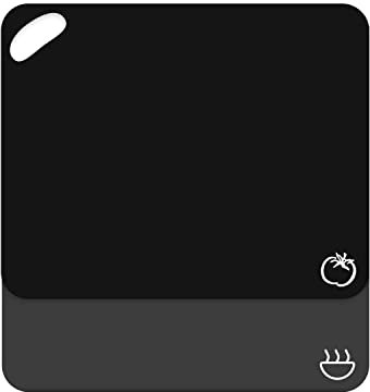 Axer 2 pcs Planches à Découper Plastiques Code Couleur - Grande Planche à Découper Plastique sans BPA - Set Planche à Découper Extensible