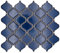 Mosaikfliesen Florentiner 29,3x24,5 cm, Mosaikstein: 5,2x5,2x0,6 cm, KÜCHE WC BAD DUSCHE THEKENVERKLEIDUNG POOL, 1 Mosaikmatte (Blau glänzend)
