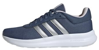 adidas Damen LITE Racer 4.0 Shoes Schuhe, Preloved Ink/Silver Metallic/Pink, 36 2/3 EU