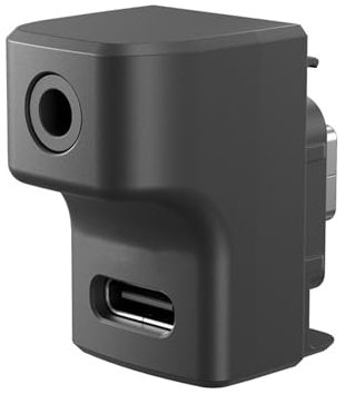 WANSUPYIN Adattatore audio extrenale per microfoni da 3,5 mm Audio Mic e adattatore USB-C per fotocamera Insta360 Ace/Ace Pro