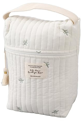 Wickeltasche, Baumwolle, Wiederverwendbarer Reißverschluss, Schöne Weiche Kinderwagen-Wickeltasche Zum Einkaufen (Stern)
