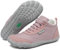 SAGUARO Chaussures Minimaliste Barefoot Homme Barefoot Shoes Femme Chaussures Pieds Nus Respirant Chaussures de Trail Antidérapantes Chaussures de Randonnée pour Semelle Zero Drop Rose,EU GR.38