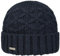 Seeberger Annelie Umschlagmütze Strickmütze Wintermütze Damenmütze Beanie (One Size - dunkelblau)