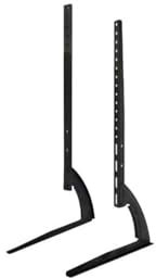 Avilia Dual TV and Monitor Stand - Stand for Television and Computer Screen, 23 to 75 Inches, Adjustable, 50 kg Load Capacity