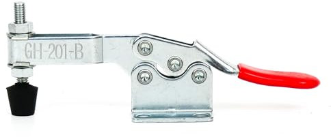 INGDAUM® 10 pezzi GH-201B, morsetto a ginocchiera, forza di tenuta orizzontale 90 kg (10, GH-201B)