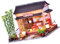 JOINPAYA 1 Ensemble Maquette de Maison de Style Chinois DIY de Jardin à Assembler Artisanat Éducatif pour Décoration Manuelle