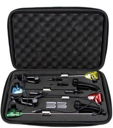Pffiocix Fishing Bites Indicators with LED Light Carp Fishing Swinger Set LED Illuminated Swinger Fishing Tackle Easy