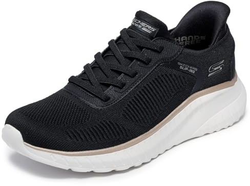 Skechers Damen Hands Free Slip-ins Bobs Squad Chaos-Current MuseSneaker