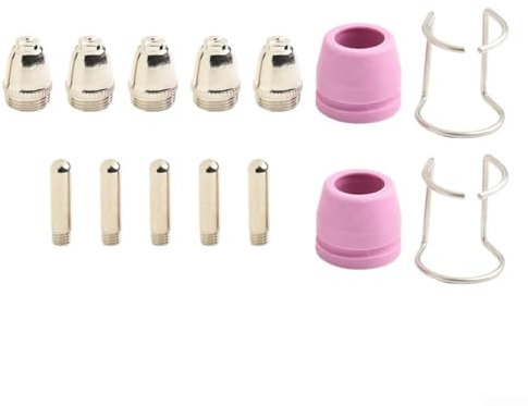 Plasmaschneider-Taschenlampen-Set für AG60, 14-teilig, inkl. Düsen und Elektroden, kompatibel mit Maschinen